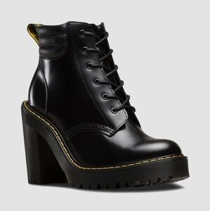 Women's Dr. Martens Persephone Heeled Boot - Black Size 8